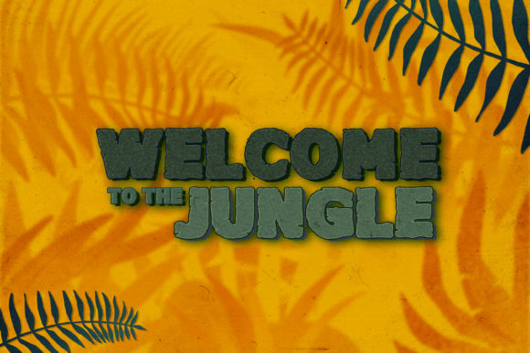 Junglezou Font font preview - 1
