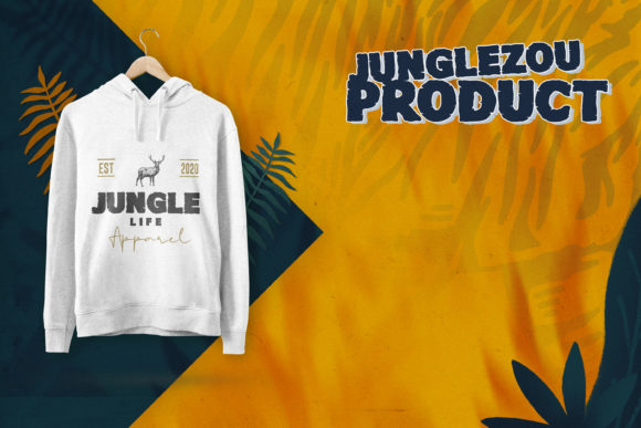 Junglezou Font font preview - 3