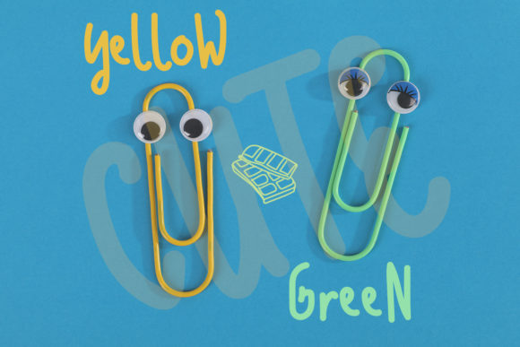 Lucky Food Font PNG with transparent background - Preview 2
