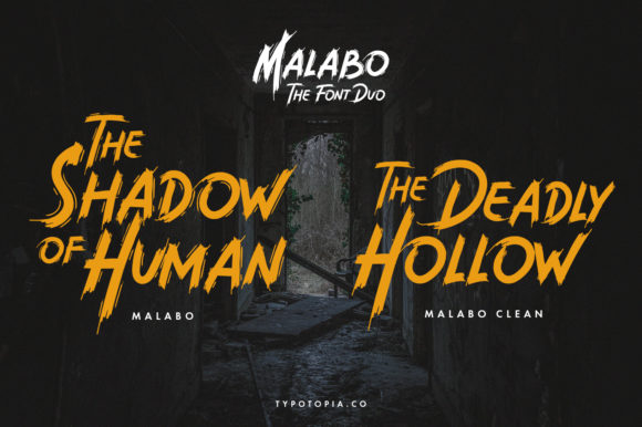 Malabo Font PNG with transparent background - Preview 1