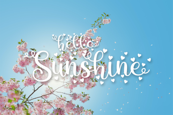 Mbak Endang Love Font PNG with transparent background - Preview 2