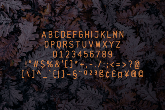 Mitchegrin Font PNG with transparent background - Preview 1