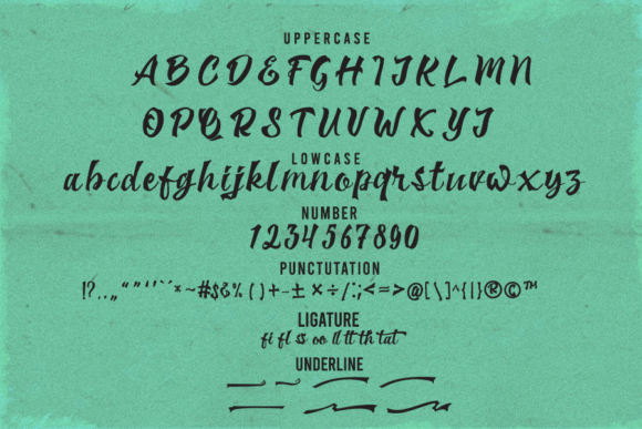 Monkerti Font PNG with transparent background - Preview 5