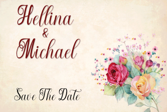 Nattalia Font PNG with transparent background - Preview 3
