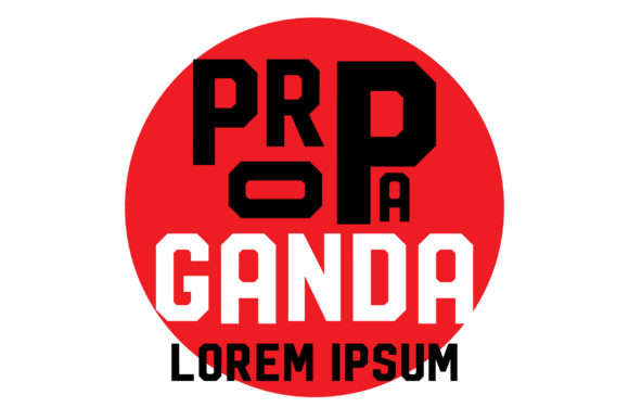 Propaganda Font PNG with transparent background - Preview 3