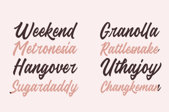 Shelda Font PNG with transparent background - Preview 4