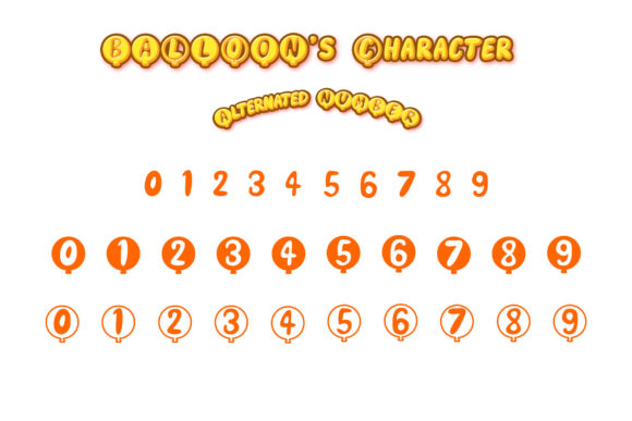 Balloon Font - Preview 3