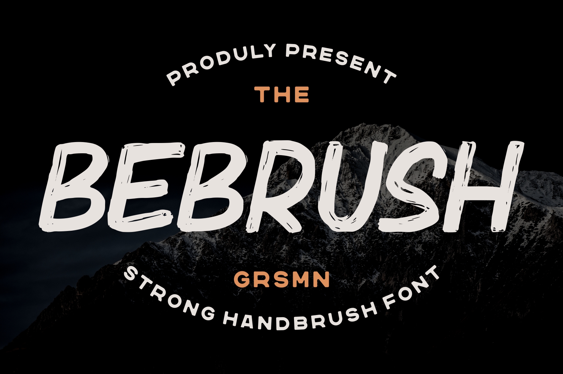 Bebrush — lightweight airy brush script font by Garisman Studio