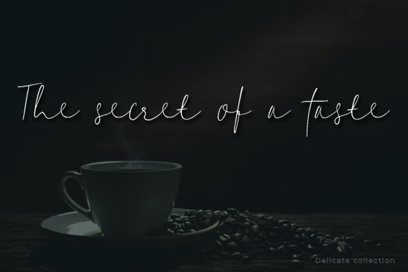 Delicate Font - Preview 3