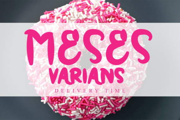 Donut Birtnis Font - Preview 4
