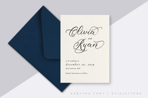 Kabytha Font PNG with transparent background - Preview 2
