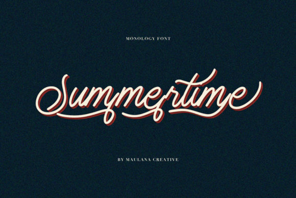 Monology Font PNG with transparent background - Preview 4