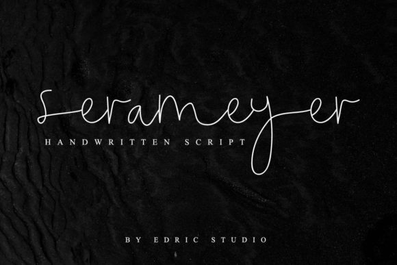 Serameyer Font PNG with transparent background - Preview 1
