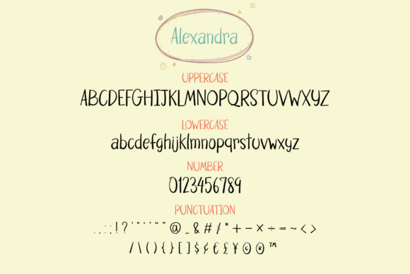 Alexandra Font - Preview 2