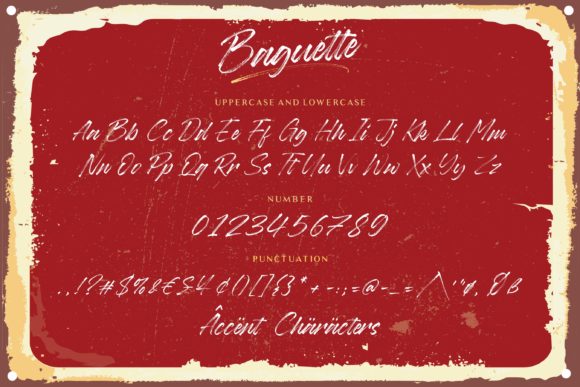 Baguette Font - Preview 4