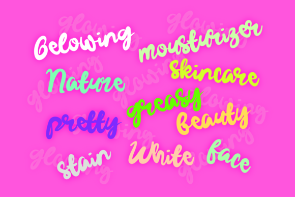 Gelowing Font - Preview 1