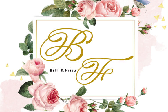 Hand Lettered Effect Monogram Font - Preview 2