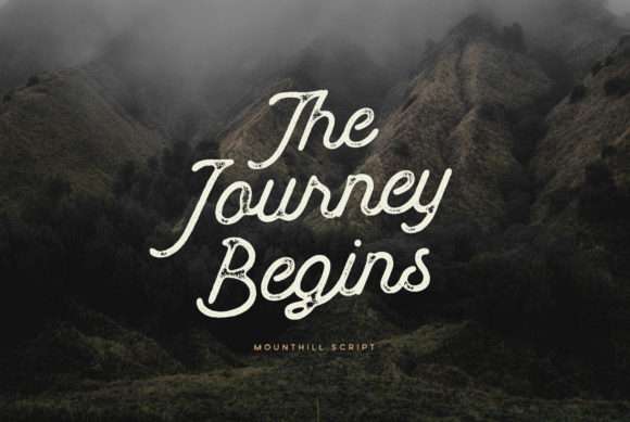 MountHill Font PNG with transparent background - Preview 2