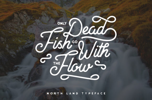 North Land Font PNG with transparent background - Preview 4