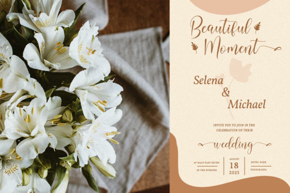 Sandreya Font PNG with transparent background - Preview 2