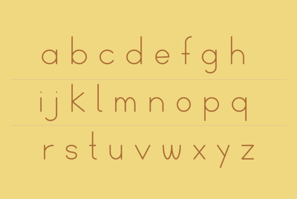 Abecedário Font - Preview 2