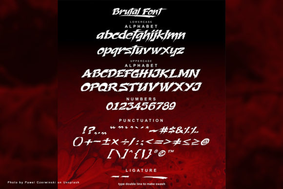 Brutal Font - Preview 1