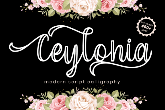 Ceylonia Script & Handwritten Font By attypestudio
