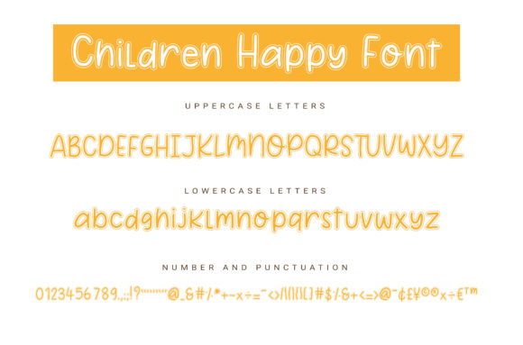 Children Happy Font - Preview 3