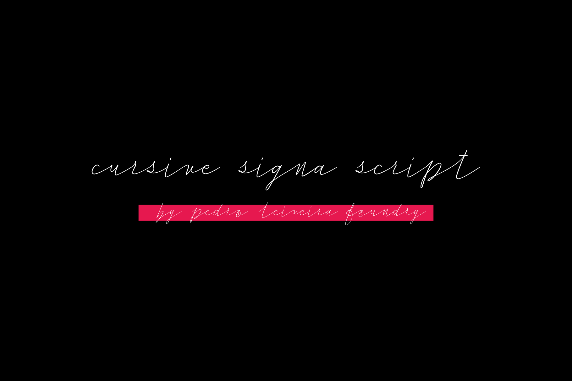 Cursive Signa Script preview, placeholder image