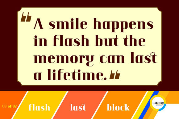 Goblithy Font - Preview 6