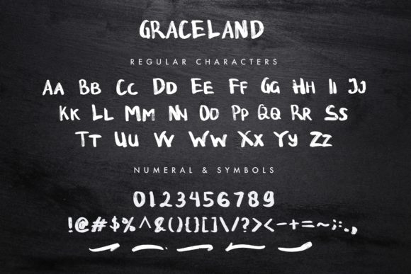 Graceland Font PNG with transparent background - Preview 6