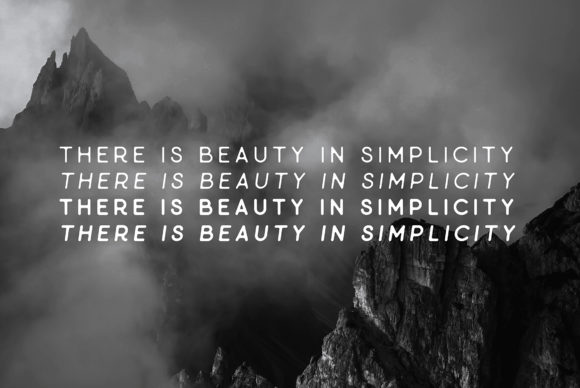Minimalust Font PNG with transparent background - Preview 4