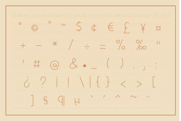 Papiro 168 Font PNG with transparent background - Preview 1