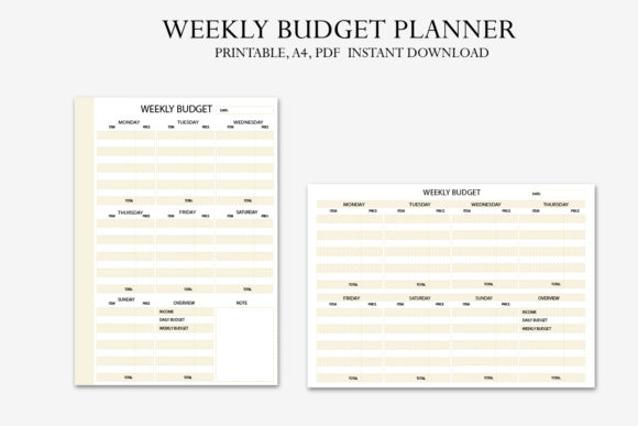 Weekly Budget Planner