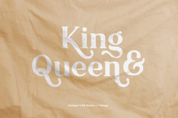 Ambigue Wild Font - Preview 1