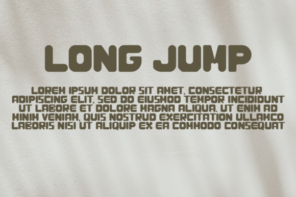 Bold Line Font - Preview 3