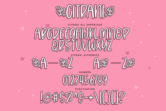 Citrani Font - Preview 2