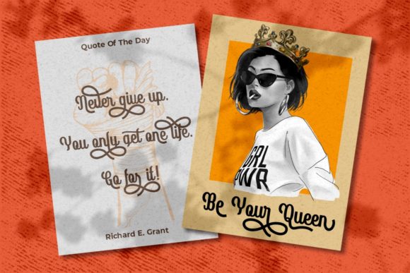Goldenlife Font - Preview 4