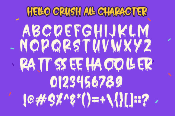 Hello Crush Font - Preview 3