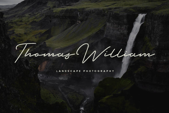 Outdoors Signature Font PNG with transparent background - Preview 3