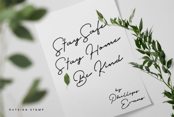 Outdoors Signature Font PNG with transparent background - Preview 4