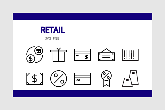 Retail Icon Pack Graphic by Minimalist Eyes · Creative Fabrica