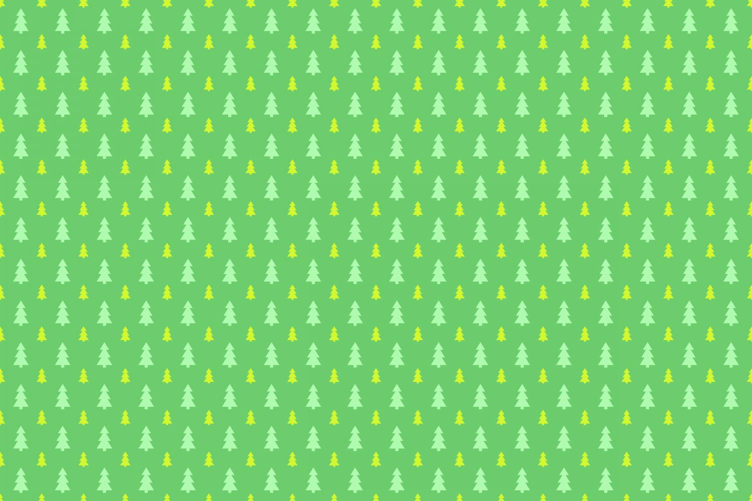 Green Seamless Winter Pattern Graphic by davidzydd · Creative Fabrica