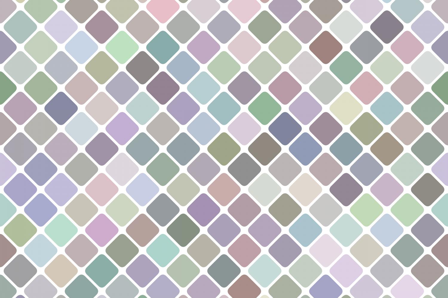 Seamless Pastel Color Square Pattern Graphic by davidzydd · Creative ...