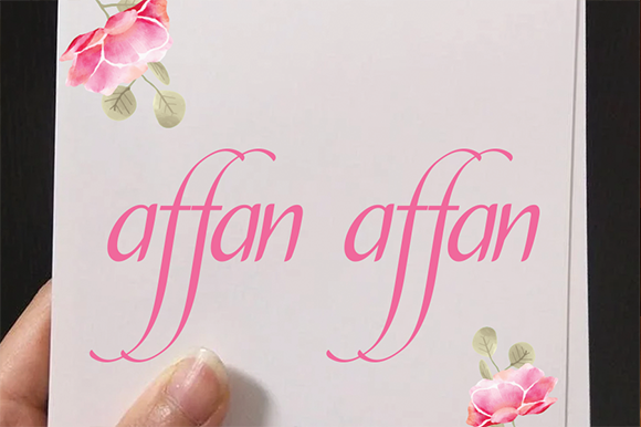 Ayu Febilayuku Font - Preview 1