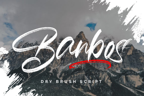Banbos Script & Handwritten Font By Fallengraphic