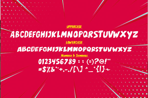 Broken Gigant Font - Preview 5