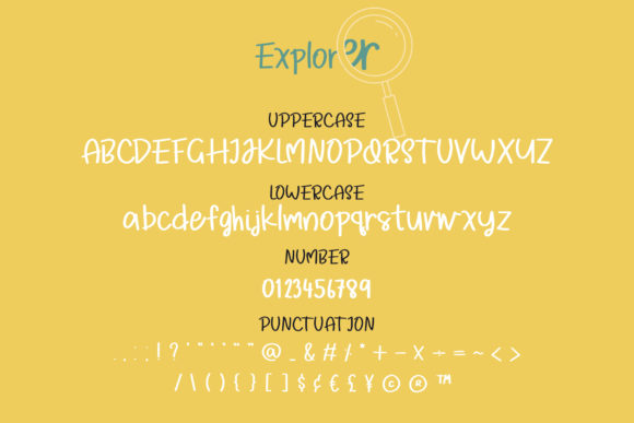 Explorer Font PNG with transparent background - Preview 2