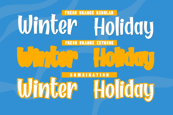 Fresh Orange Font - Preview 3