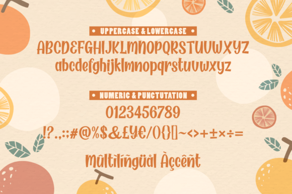 Fresh Orange Font - Preview 5
